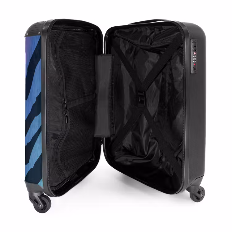 Valise - Animal holo - Imprimé zèbre — 4