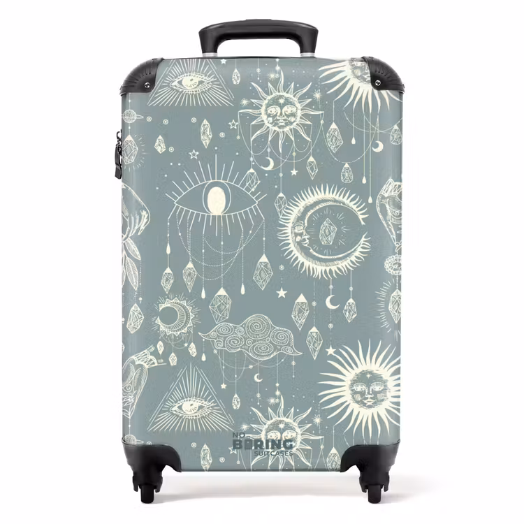 Valise - Boho - Motif ciel bleu — 1