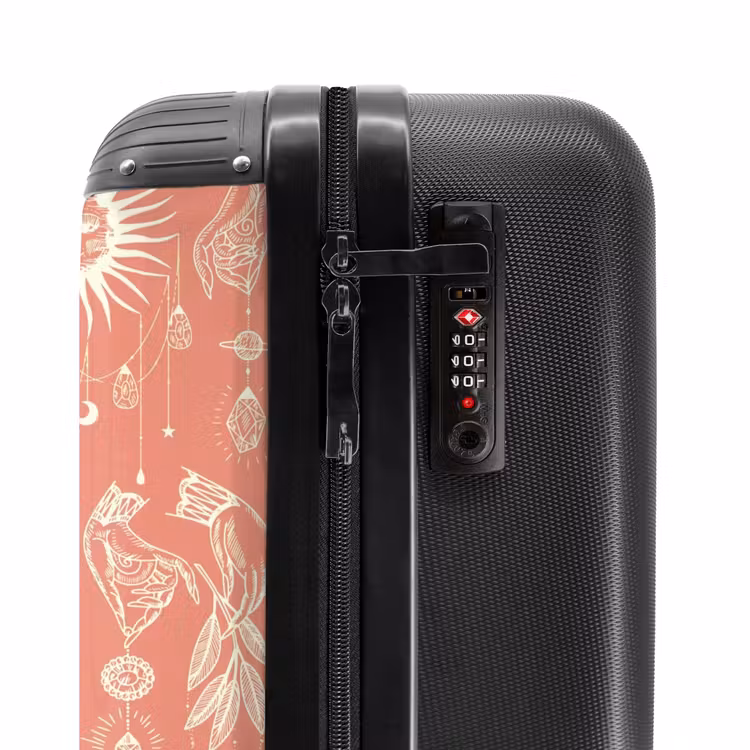 Valise - Boho - Motif ciel rouge — 5