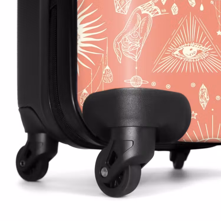 Valise - Boho - Motif ciel rouge — 6