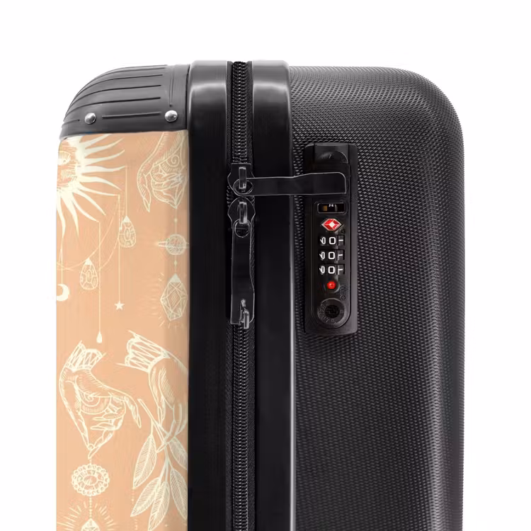 Valise - Boho - Motif de ciel orange clair — 5