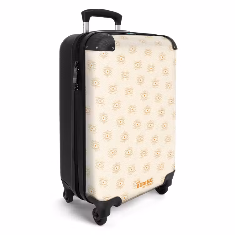 Valise - Boho - Motif de couleur sable — 2