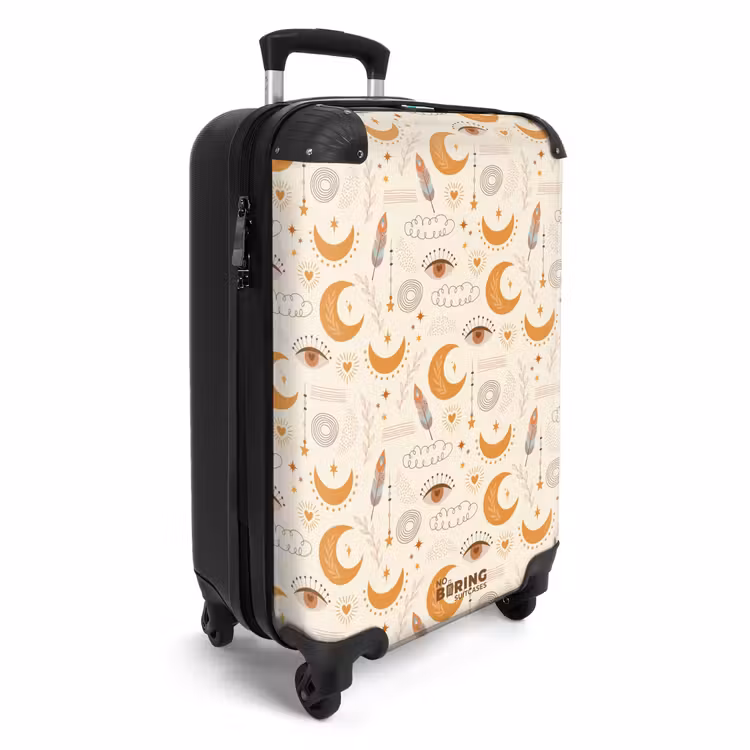 Valise - Boho - Motif de la lune — 2
