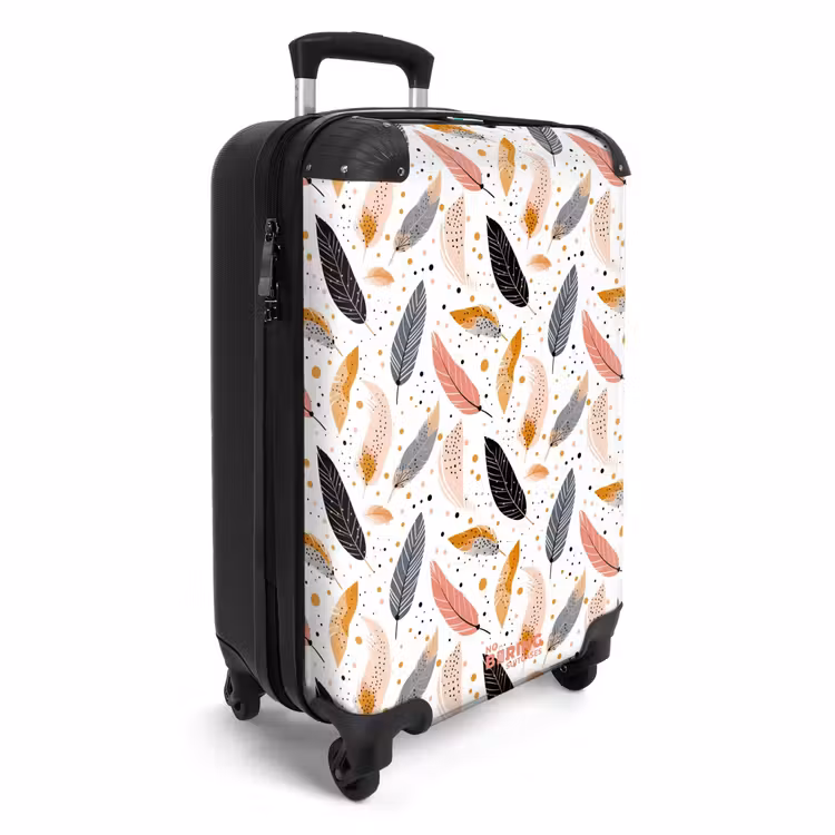 Valise - Boho - Motif plume — 2