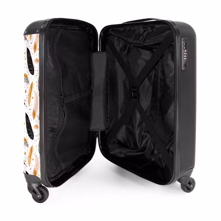 Valise - Boho - Motif plume — 4