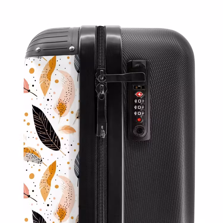 Valise - Boho - Motif plume — 5