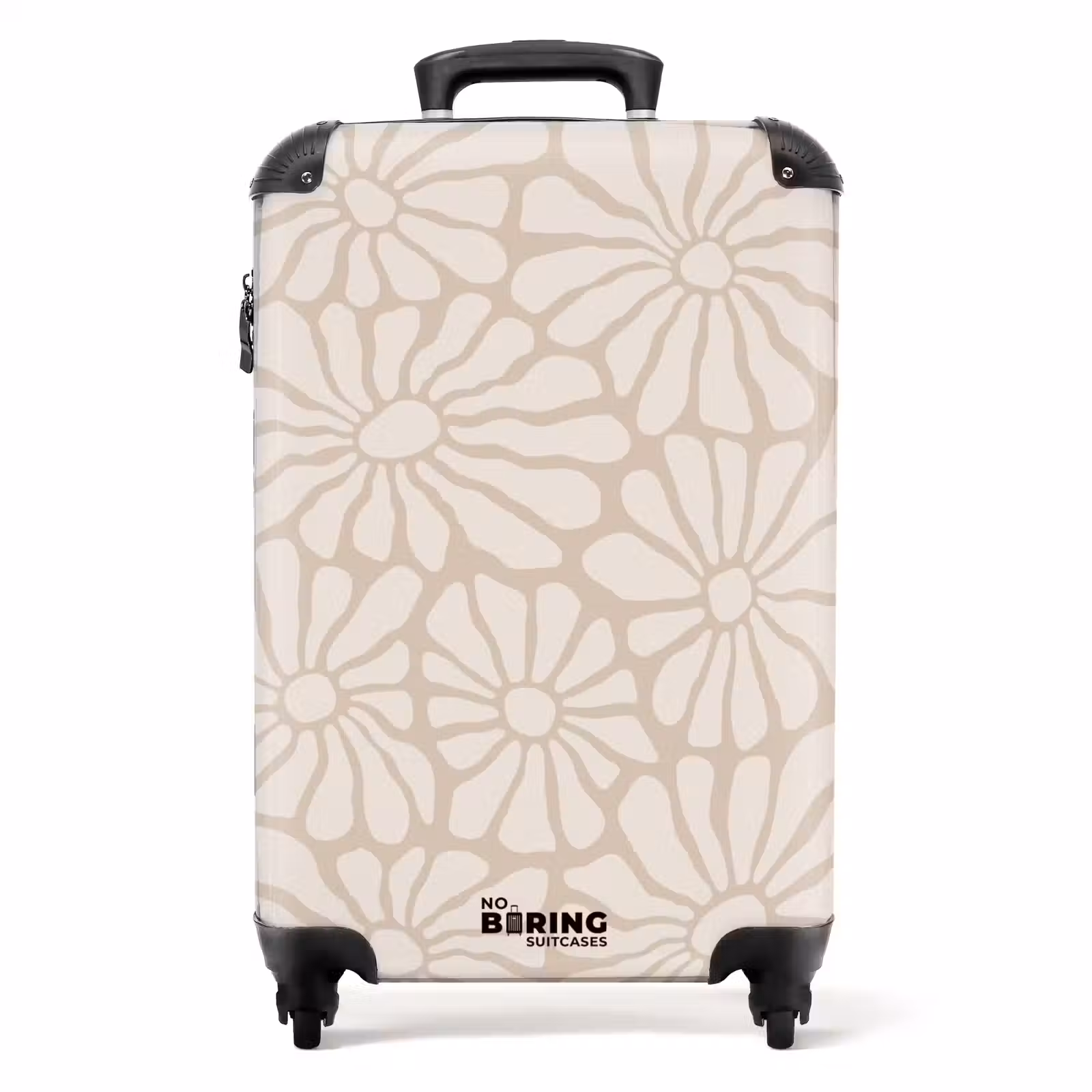Valise - Fleurs pastel - Beige — 1