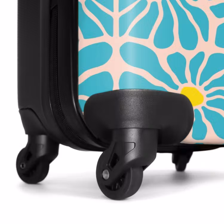 Valise - Fleurs pastel - Bleu — 6