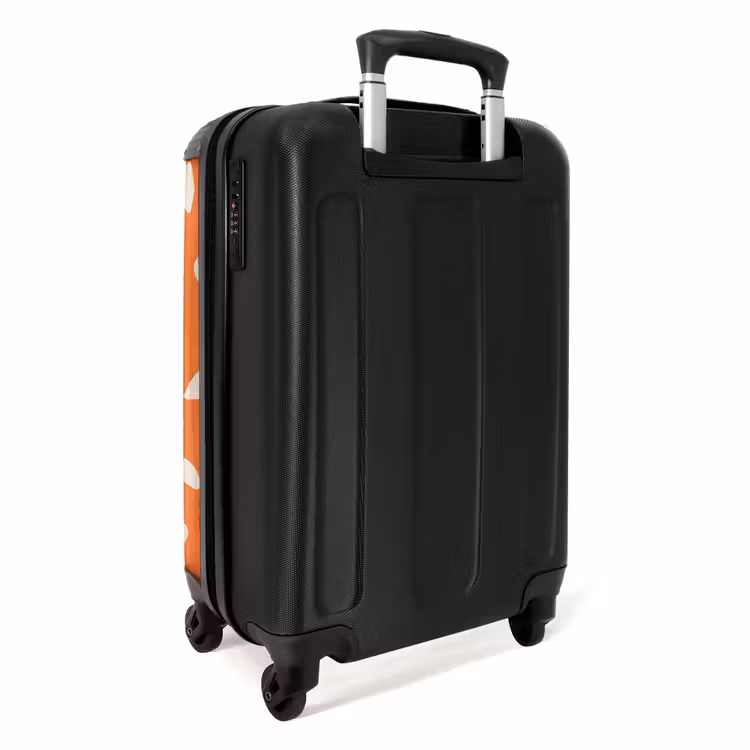Valise - Fleurs pastel - Crème et orange — 3