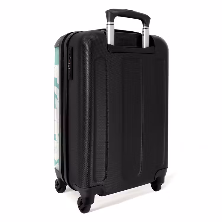 Valise - Fleurs vintage - Bleu clair — 3