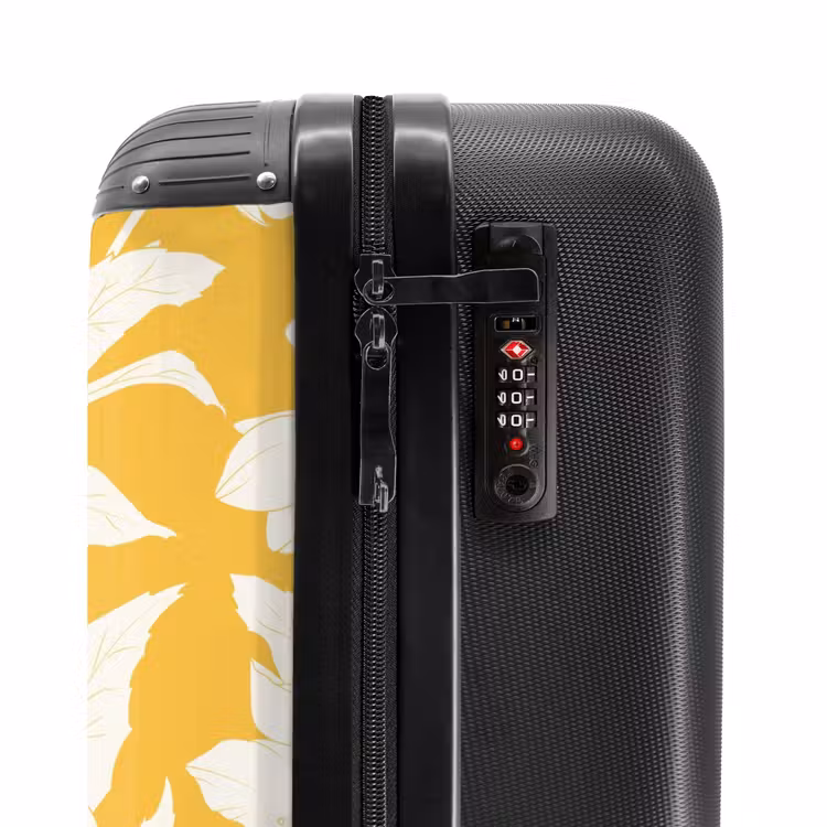 Valise - Fleurs vintage - Jaune — 5