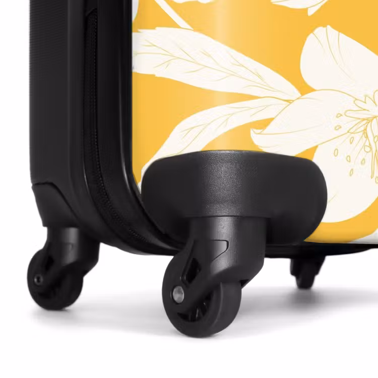 Valise - Fleurs vintage - Jaune — 6