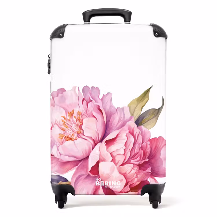 Valise - Fleurs vintage - Pivoines — 1