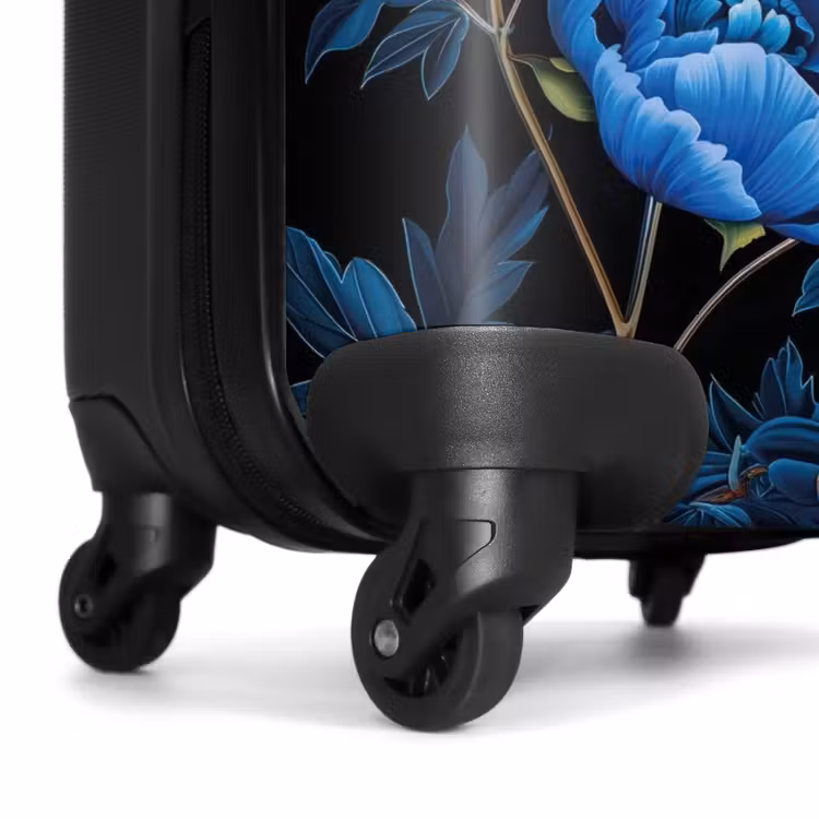 Valise - Fleurs vintage - Pivoines bleues — 6