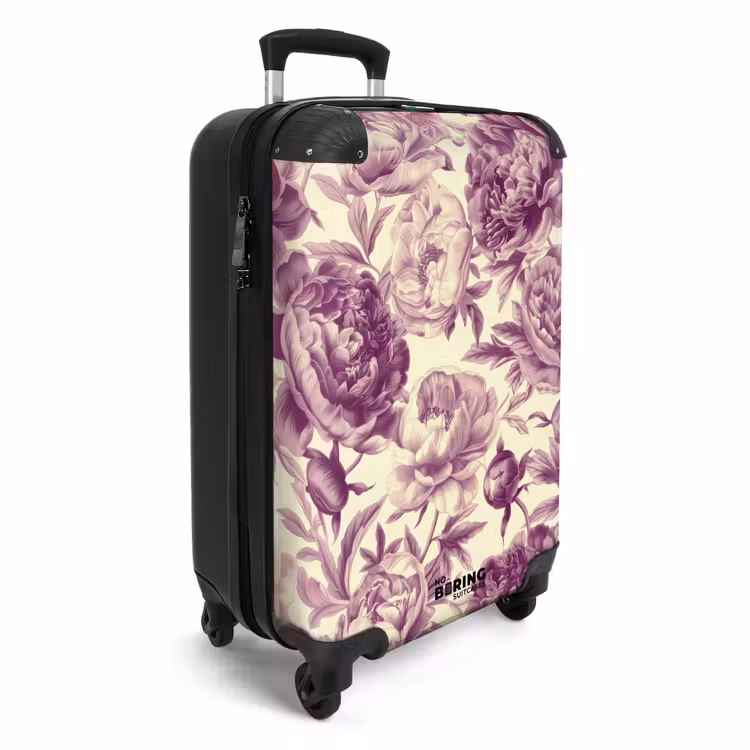 Valise - Fleurs vintage - Rose — 2