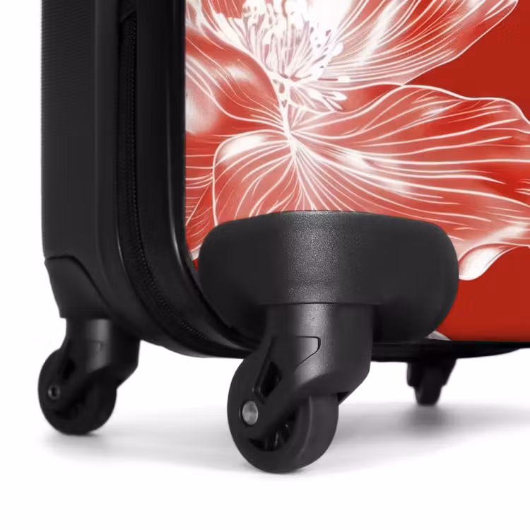 Valise - Fleurs vintage - Rouge — 6