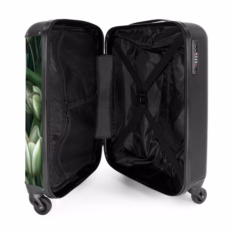Valise - Fleurs vintage - Vert — 4