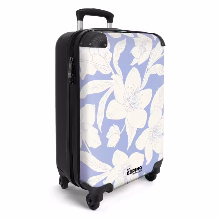 Valise - Fleurs vintage - Violet — 2