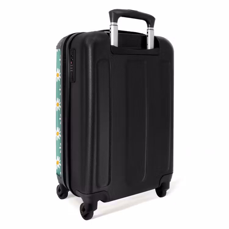 Valise - Motif floral vintage - Vert — 3