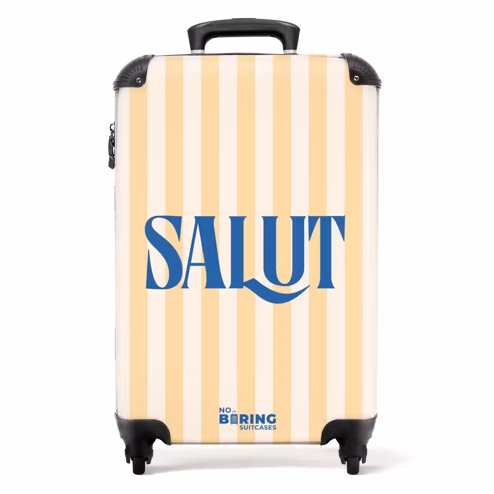Valise - Citations - Salut ambre clair et blanc crème — 1
