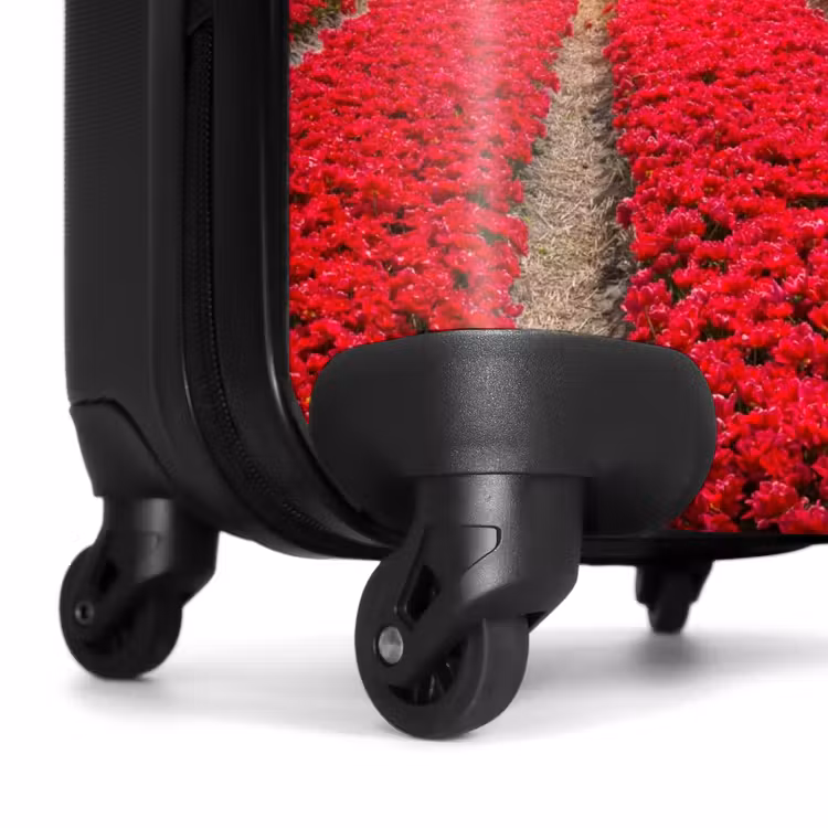 Valise - Champ de fleurs avec un moulin à vent — 6
