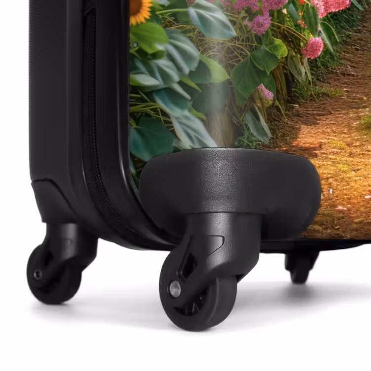Valise - Chemin de jardin avec des fleurs — 6