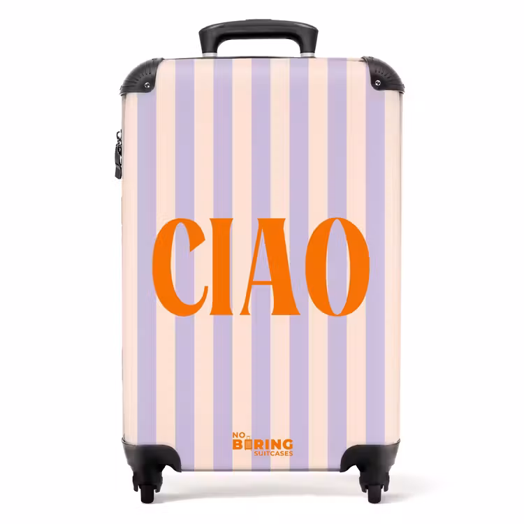 Valise - Citations - Ciao pastel lilas et saumon — 1