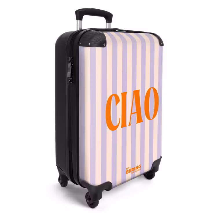 Valise - Citations - Ciao pastel lilas et saumon — 2