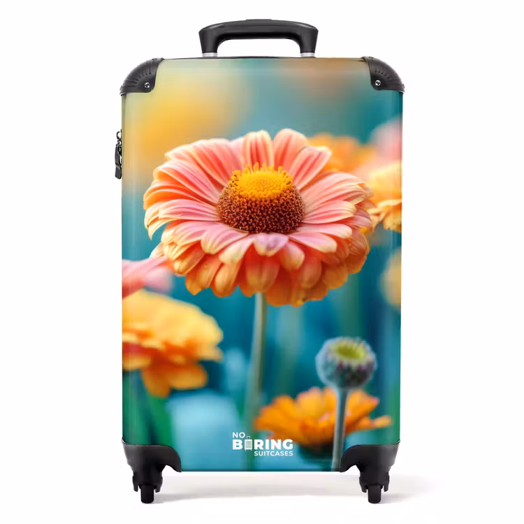 Valise - Fleurs de gerbera colorées — 1
