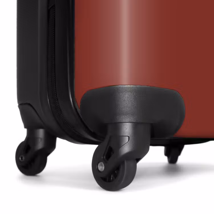 Valise - Minimal - Rouge foncé avec une bande noire — 6