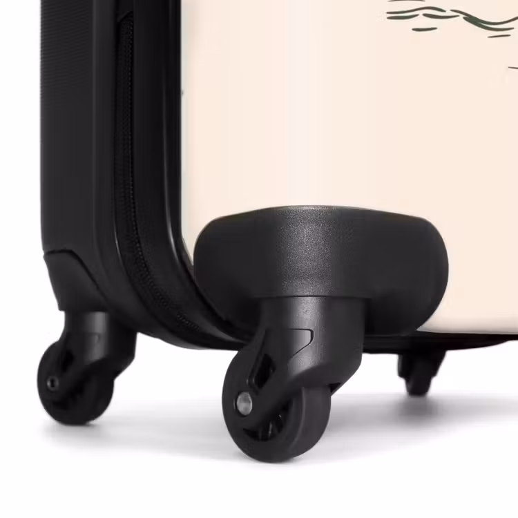 Valise - Palmiers - Île sur fond crème — 6