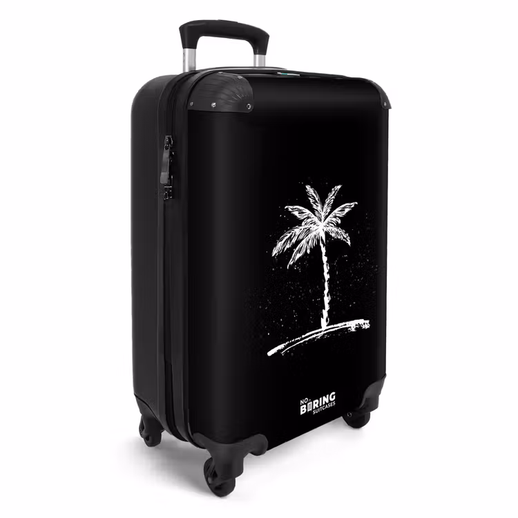 Valise - Palmiers - Palmier sur fond noir — 2