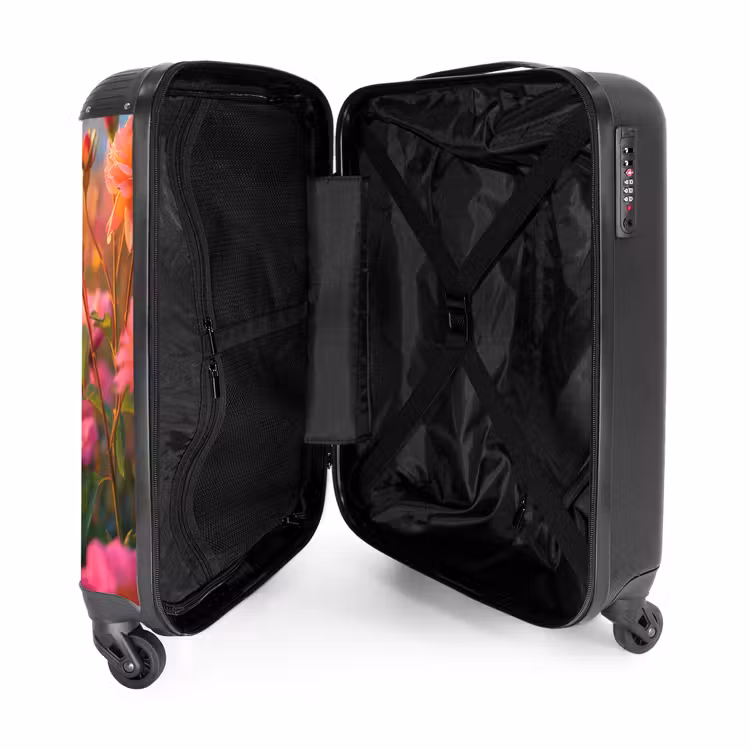 Valise - Roses roses au coucher du soleil. — 4
