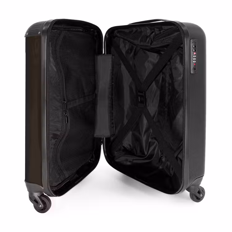 Valise - Style de tatouage- Serpent réaliste sur fond marron — 4