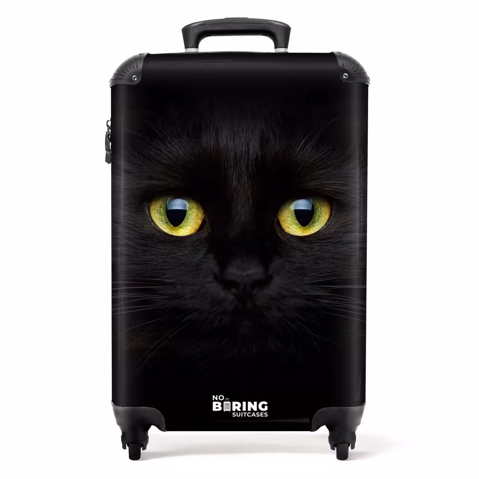 Valise - Chat noir aux yeux brillants — 1
