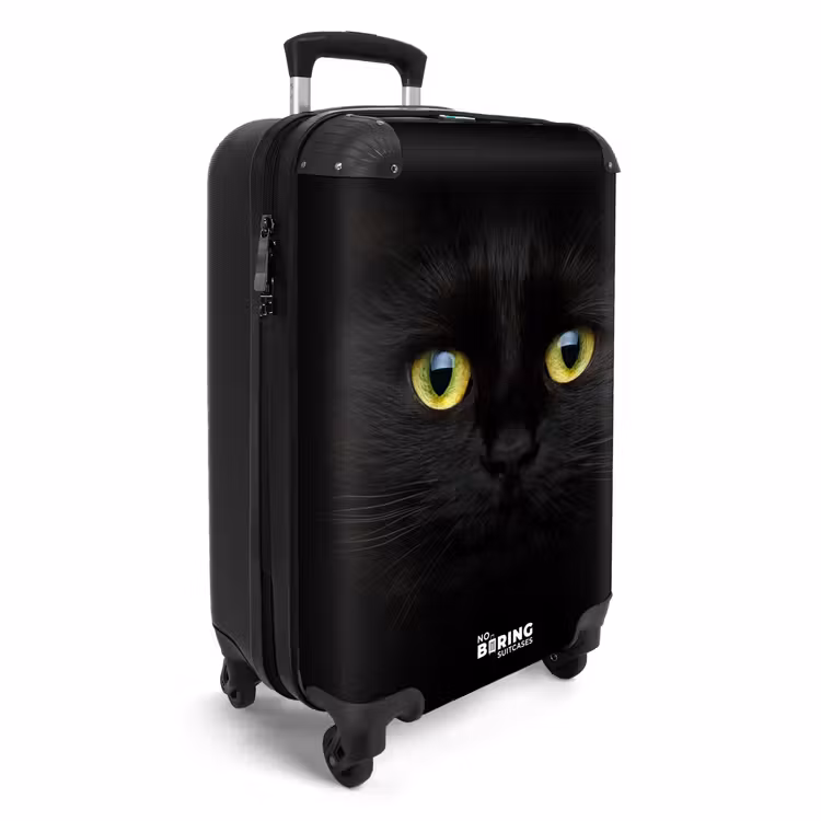 Valise - Chat noir aux yeux brillants — 2