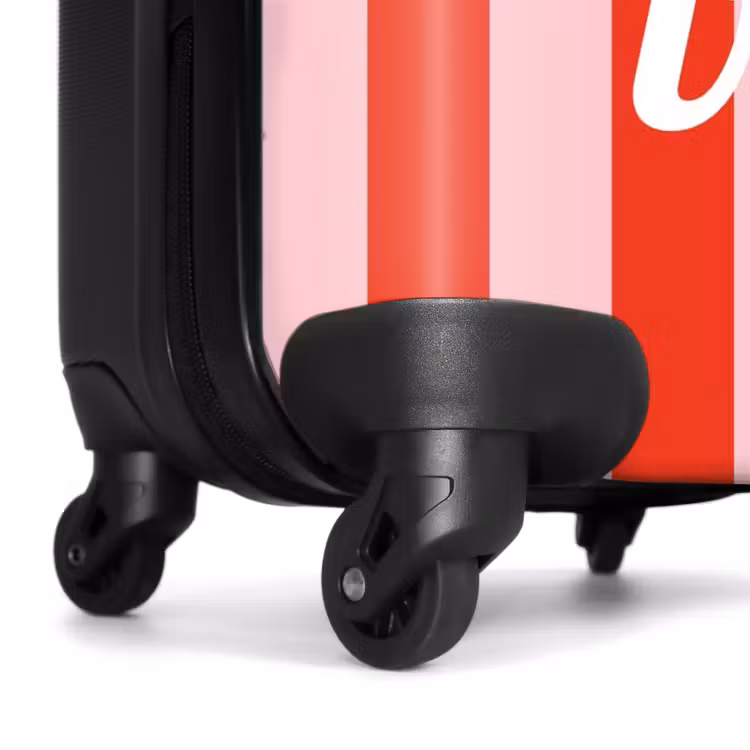 Valise - Citations - La dolce vita rouge tomate et rose fleuri — 6