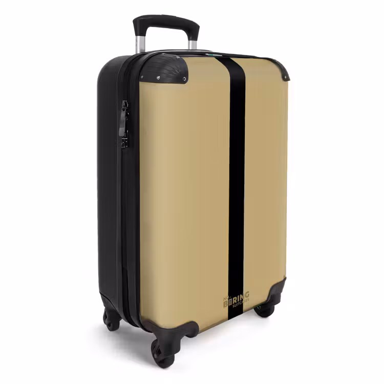 Valise - Minimal - Doré avec une bande noire — 2