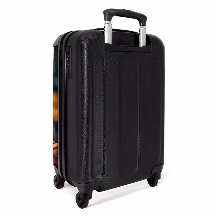 Valise - Papillon sur des fleurs colorées — 3