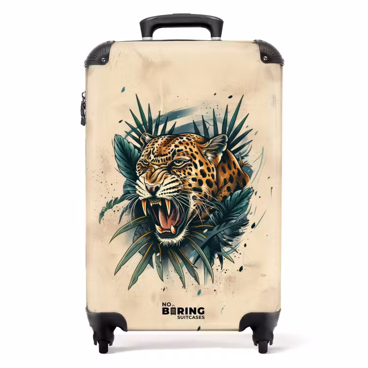 Valise - Style de tatouage - Le léopard combattant — 1
