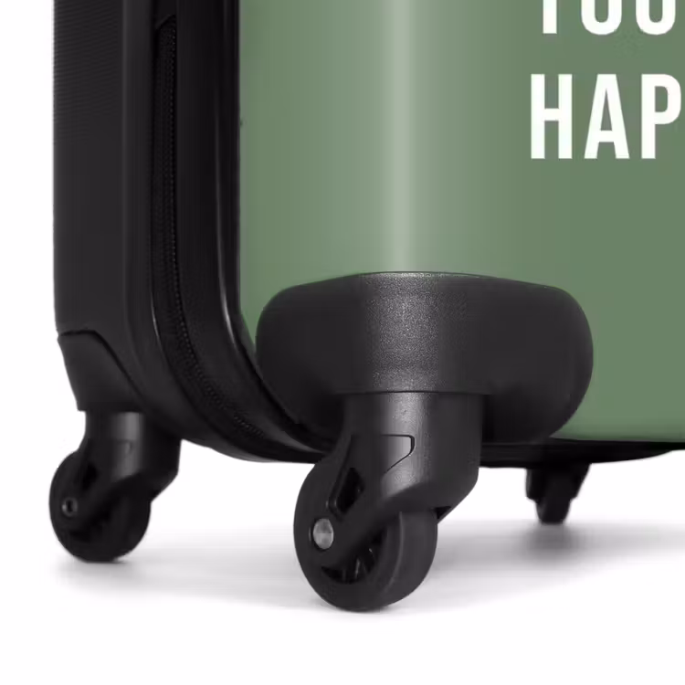 Valise - Citations - Faites ce qui vous rend heureux vert mousse — 6