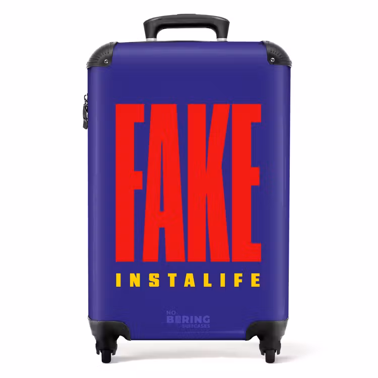 Valise - Citations - Faux instalife deep purple — 1