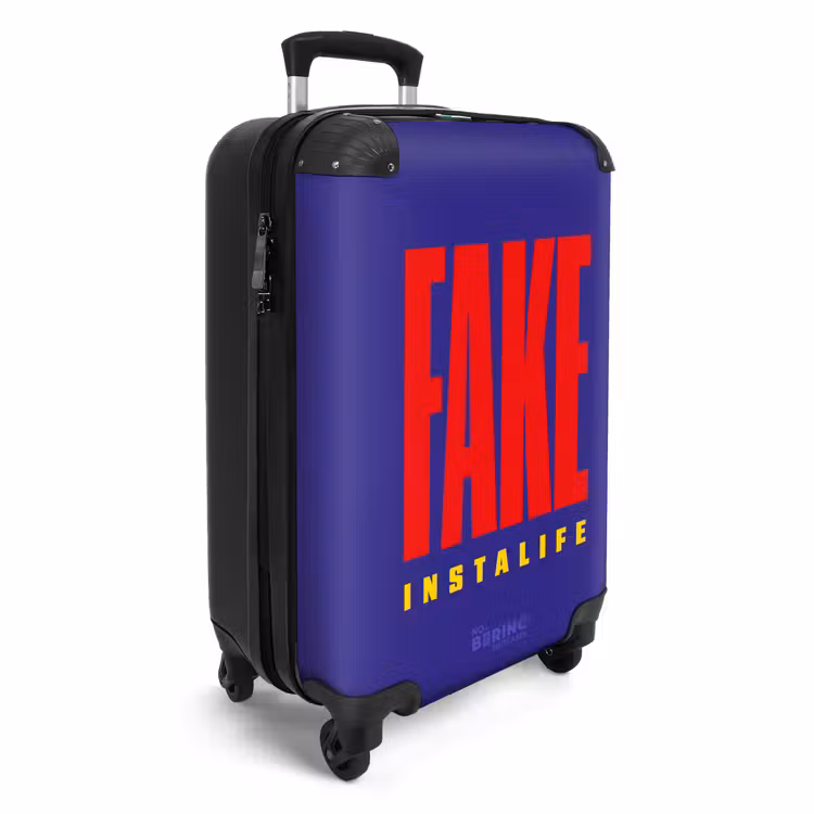 Valise - Citations - Faux instalife deep purple — 2