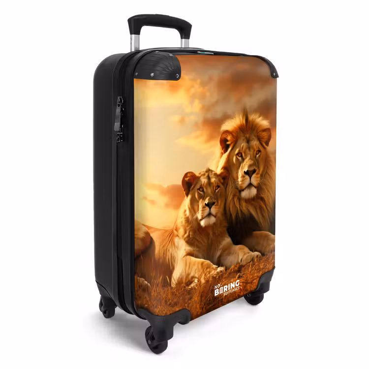 Valise - Deux lions bruns — 2