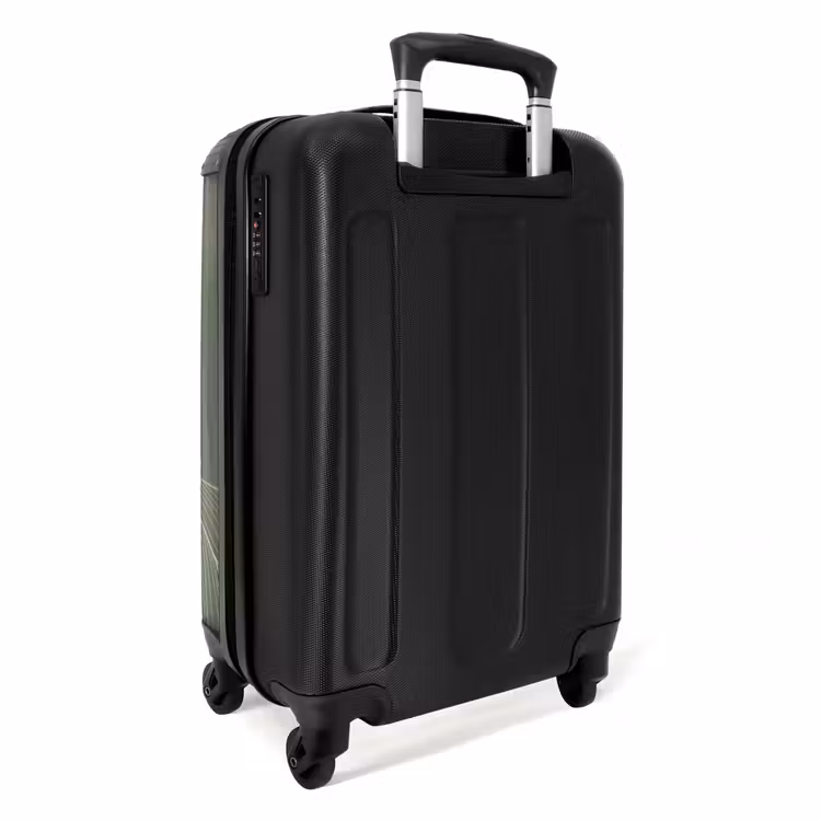 Valise - Minimal - Vert grisâtre avec des vagues — 3