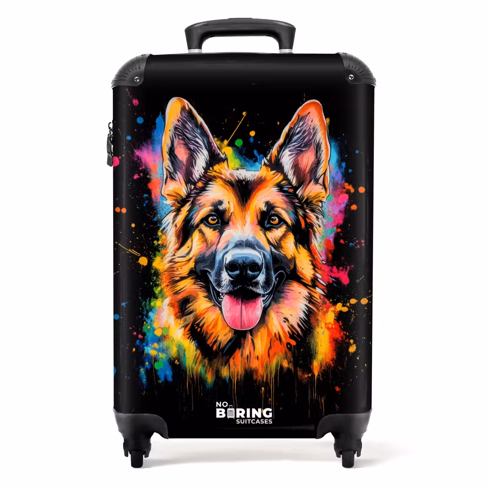Valise - Berger allemand avec graffiti — 1