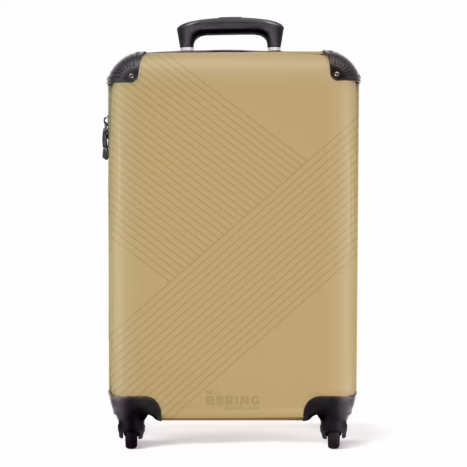 Valise - Minimal - Traverser des lignes sur du sable doré — 1