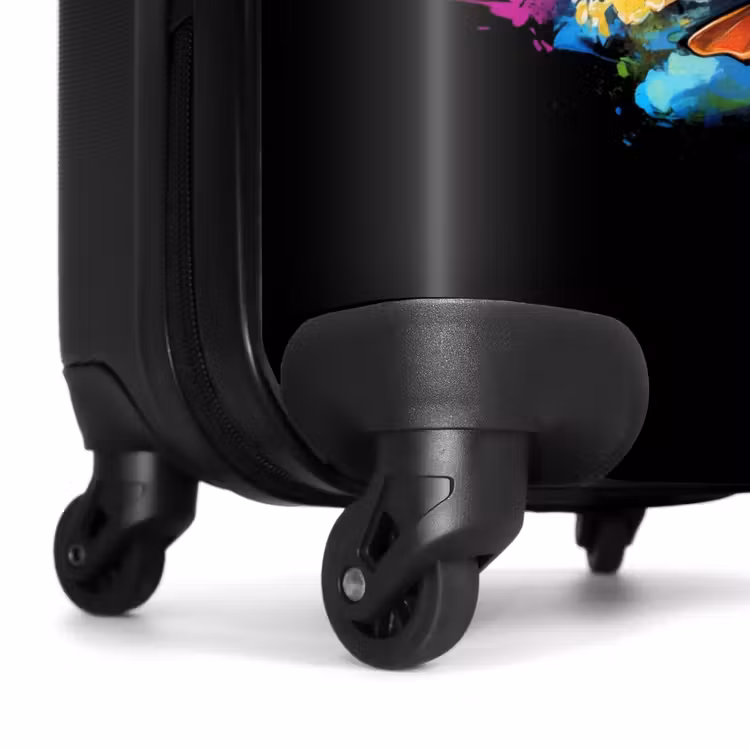 Valise - Canard avec fleurs tropicales — 6