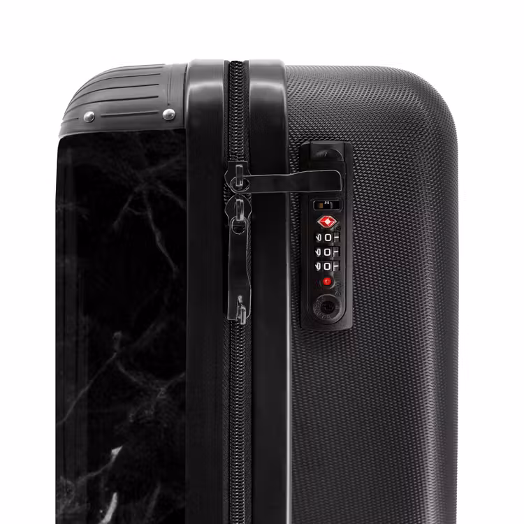 Valise - Citations - Boss - Aspect marbré - Or - Noir — 5