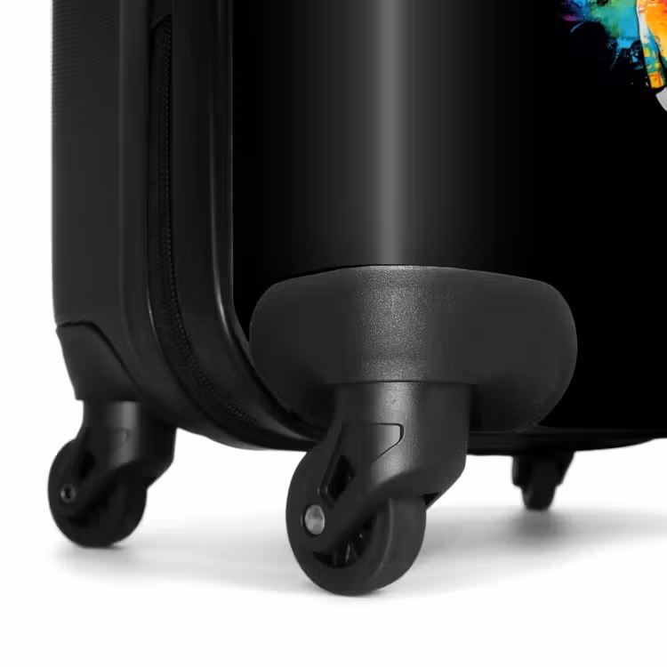 Valise - Dinosaure avec graffitis colorés — 6